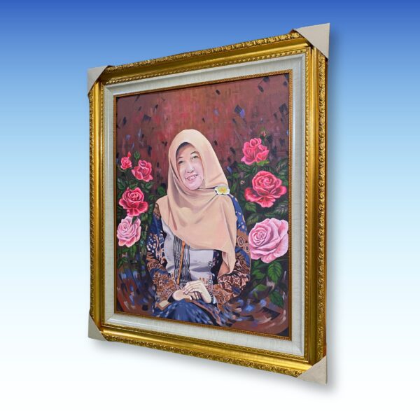 Pigura Motif Double Linen