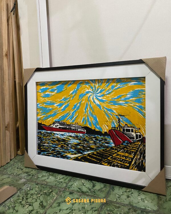 Custom Frame Pasparto Lukisan