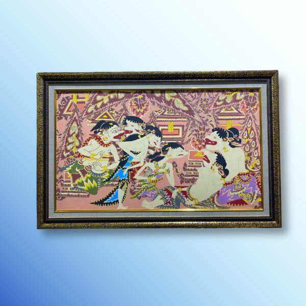 Pigura Motif Double Linen