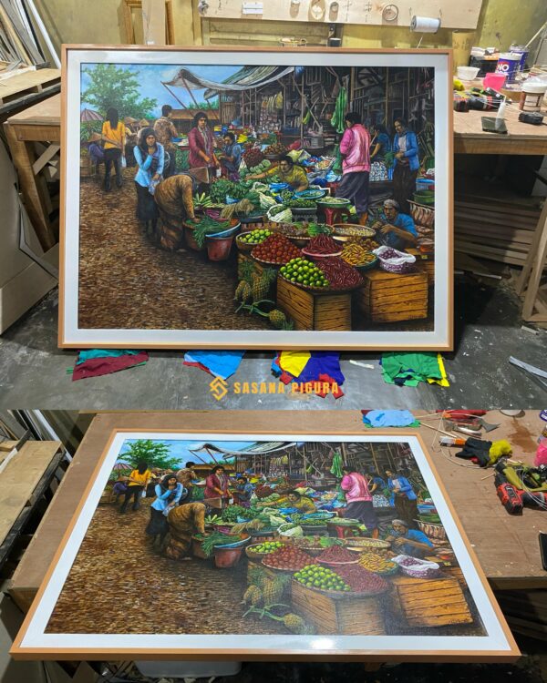 Custom Frame Pasparto Lukisan