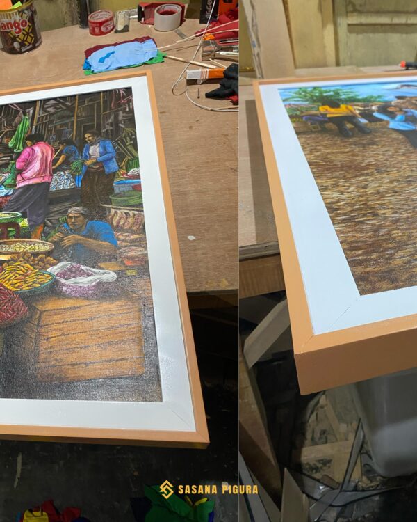 Custom Frame Pasparto Lukisan