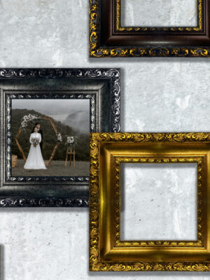 Pigura Motif Ukir 8cm