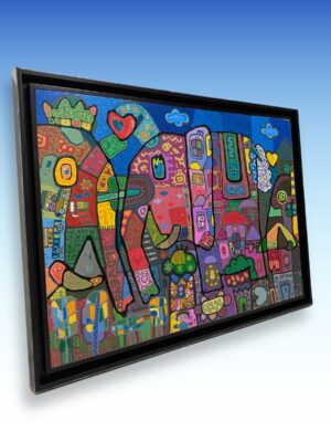 Pigura Minimalis Kolam Double