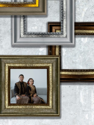 Pigura Motif Klasik 7cm