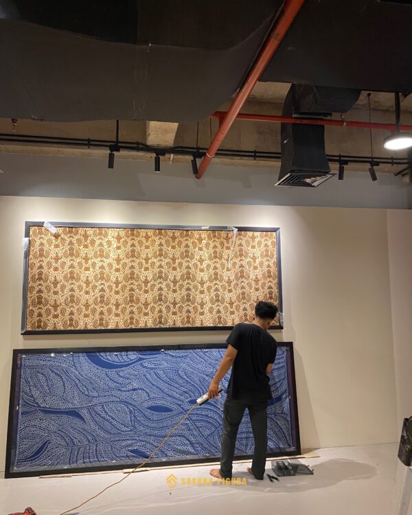 Custom Frame Kain Batik Laras Art Space