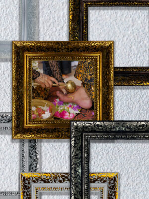 Pigura Motif Ukiran 6cm