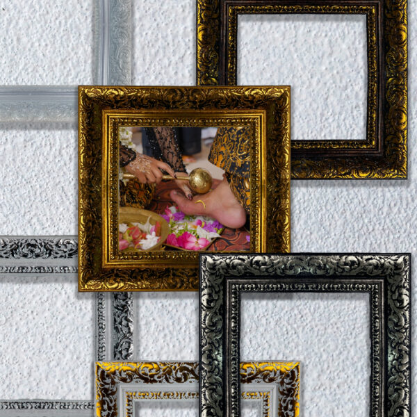 Pigura Motif Ukiran 6cm