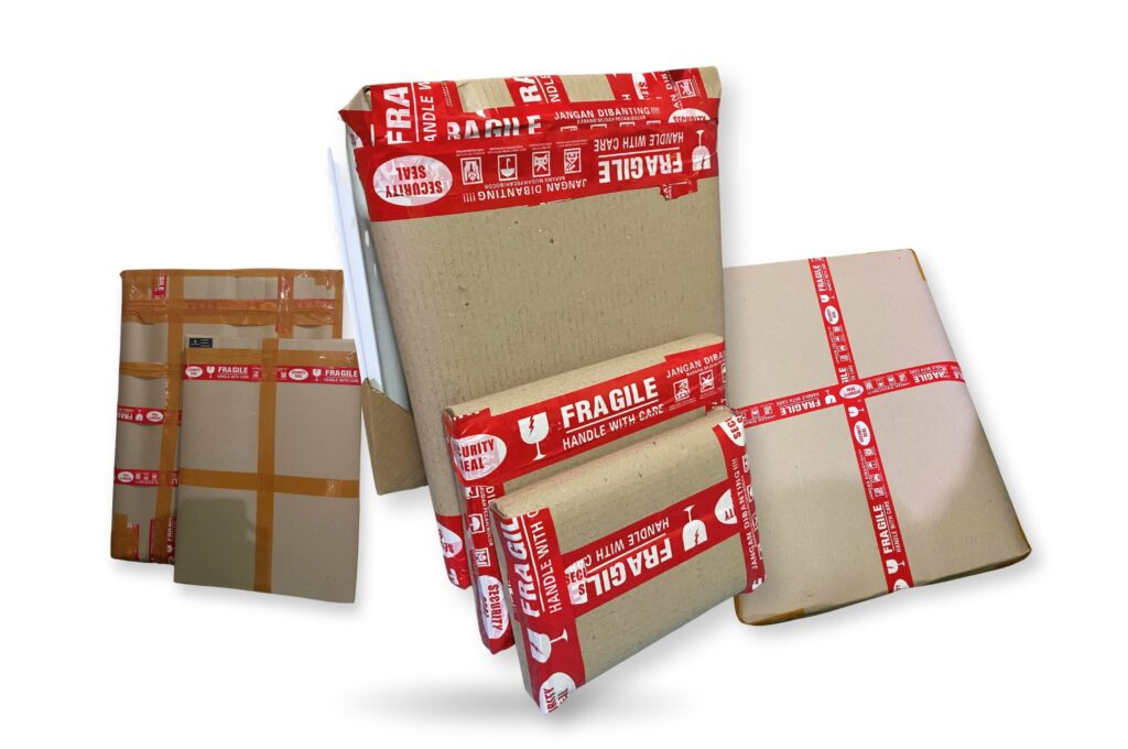 Packing karya seni solo