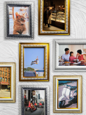 Pigura Motif Kecil 3cm